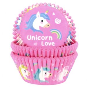 Hom Cupcakevorm Unicorn - 50X33Mm - 50 Stuks