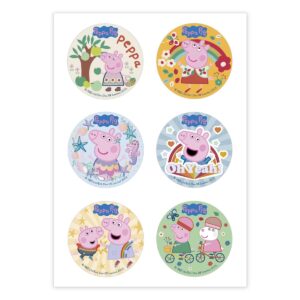 Dekora cakedisc - Peppa Big - 3.4cm - 20st