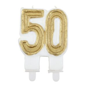 Verjaardagskaars Nr 50