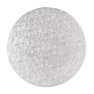 Cakedrum Rond - Zilver - 45.5 cm