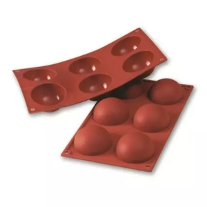 Siliconenvorm halve bol - 7cm