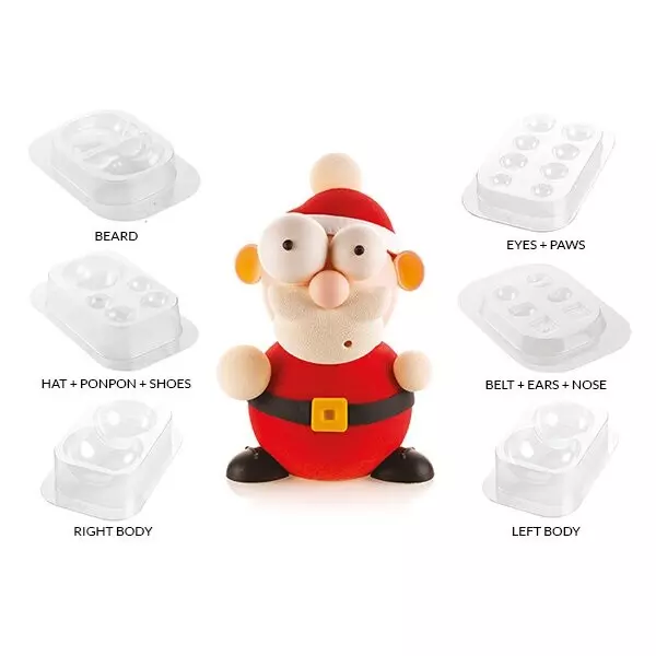 Silikomart kerstman kit
