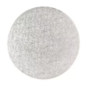 Cakeboard zilver rond - 17,5cm