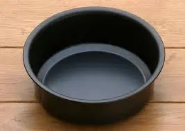 Broodvorm rond 16cm blauw staal - 400-500g