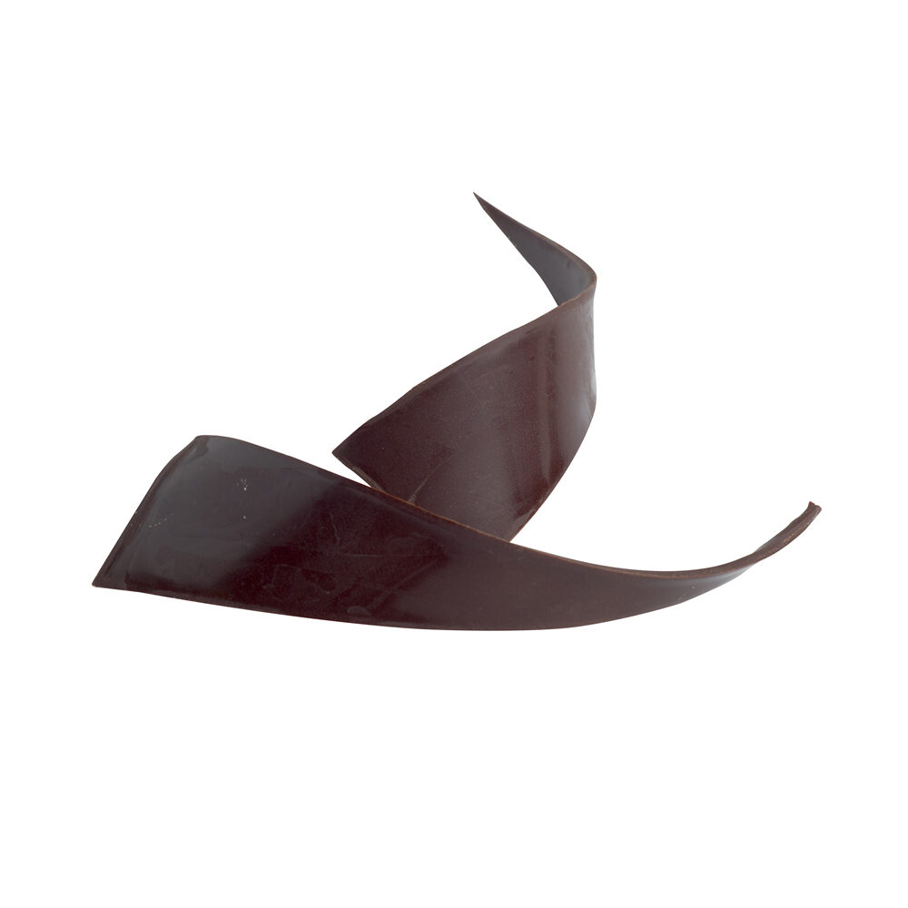 Chocolade waves donker - 12x3cm - 10 stuks