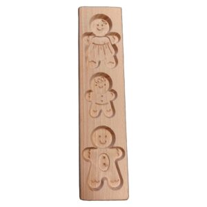 Speculaasplank - gingerbread familie