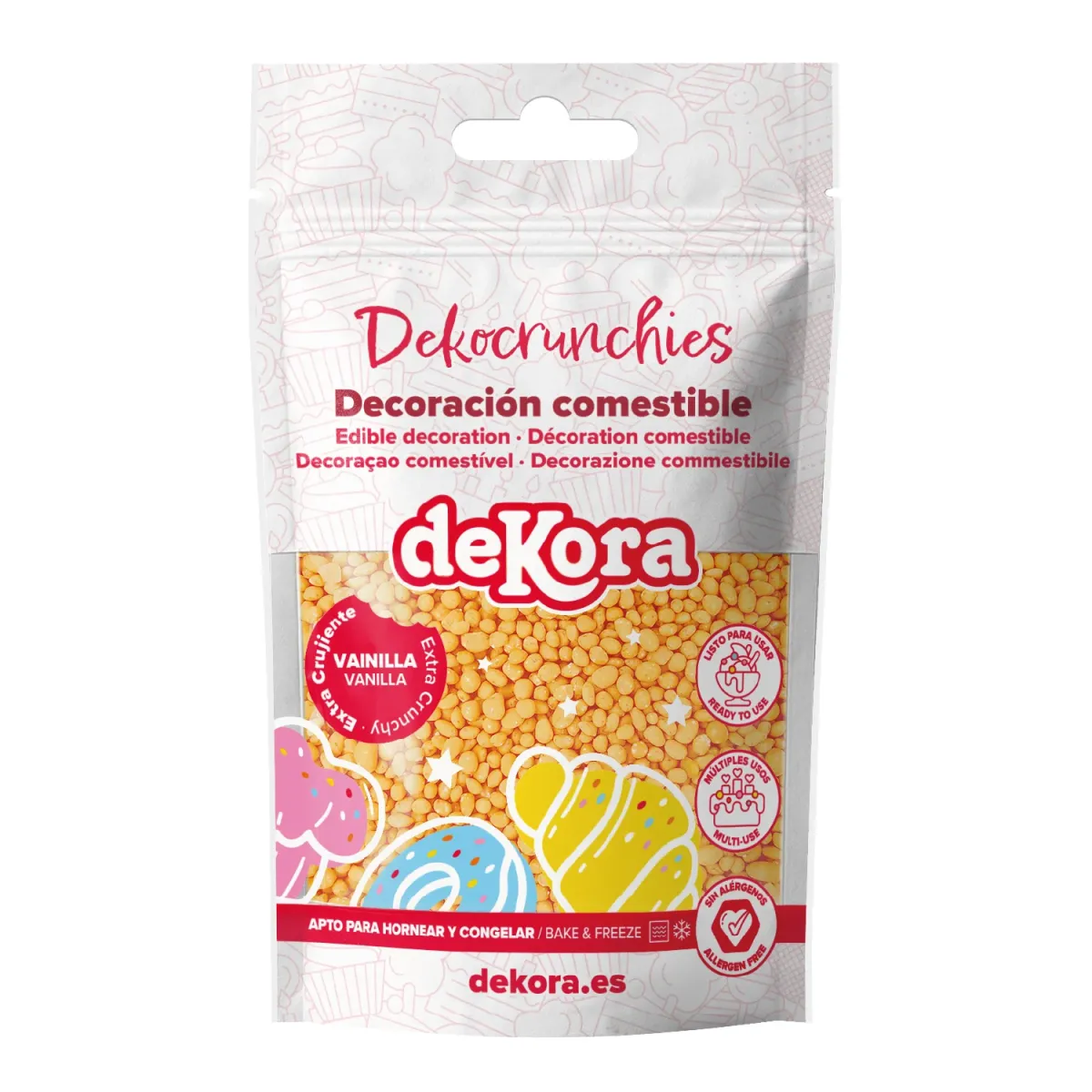 DEKOCRUNCHIES vanille 100GR VANILLA-VIBES