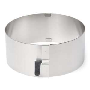 Patisse taartring verstelbaar rvs met vergrendeling - 17-30cm - H9m