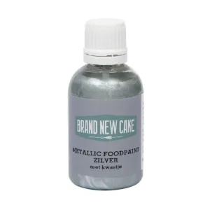 foodpaint - metallic Zilver - 60g