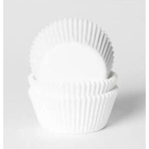 HoM cupcakevorm wit - 50X33mm - 50 stuks