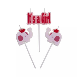 Party candles - it's a girl