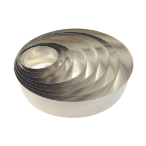 Taartring inox - 50mm hoog - 18cm